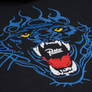 Patta Embroidered Fire Panther Hooded Sweater Black