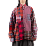 Needles Flannel Shirt Straight Hem Shirt #1-B Medium