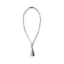 Neighborhood Cs Braid Necklace White/Black 251MYNH-AC11