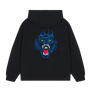 Patta Embroidered Fire Panther Hooded Sweater Black