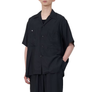 Yoke Cupro Open Collar Shirt Black YK25SS0941SH