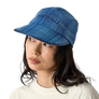 Gramicci Long Bill Cap Indigo Checkered Plaid