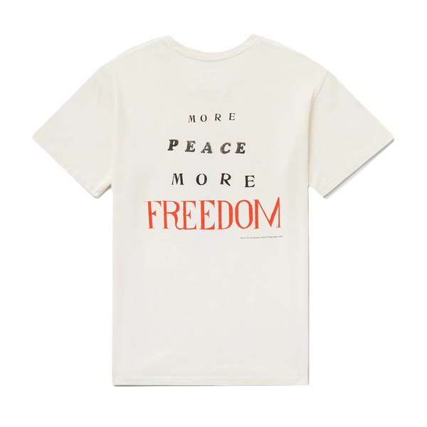 ★2024SS★ONE OF THESE DAYS MORE PEACE, MORE FREEDOM TEE More Peace, More Freedom Tee | Washed Black | A Fantasy