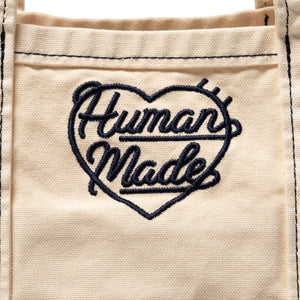 Human Made Garment Dyed Tote Bag White  HM27GD037WH