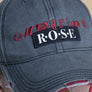 Martine Rose Roll Back Cap Grey/Red