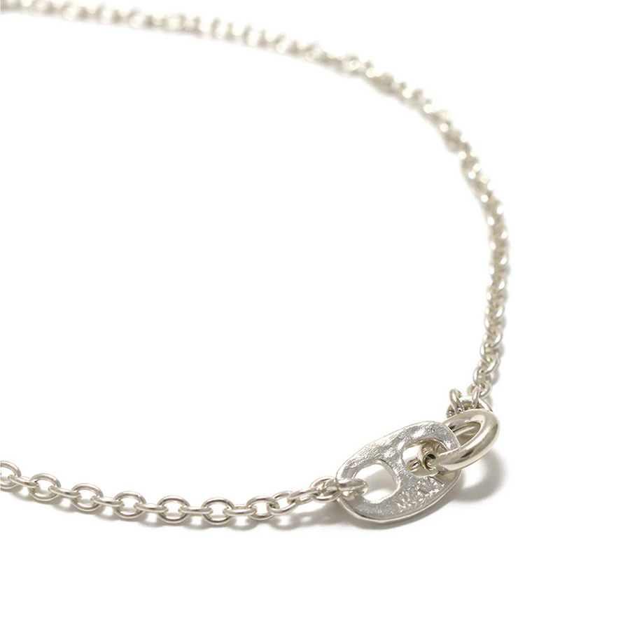Mikia Snake Coin Necklace Silver925