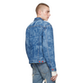 Members Of The Rage Oversized Denim Jacket Light Blue