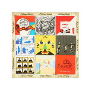 Kidsuper How To Find An Idea Story Board Printed Silk Scarf Multi