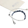 Mikia Trade Beads Bandana Necklace Navy