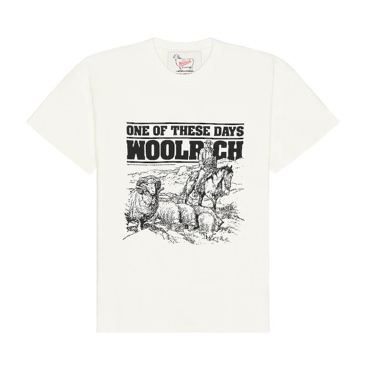 One Of These Days x Woolrich Graphic Tee Bone