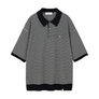 Magic Stick Mo Money Mo Problems Knit Polo Black/White23SS-MS4-029