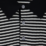 Magic Stick Mo Money Mo Problems Knit Polo Black/White23SS-MS4-029