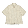 Song For The Mute Zip Up Box Shirt White