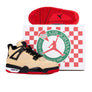 Nike Air Jordan 4 Retro "Pizza" (GS) Sesame/Fire Red/Black/White IH2094-200