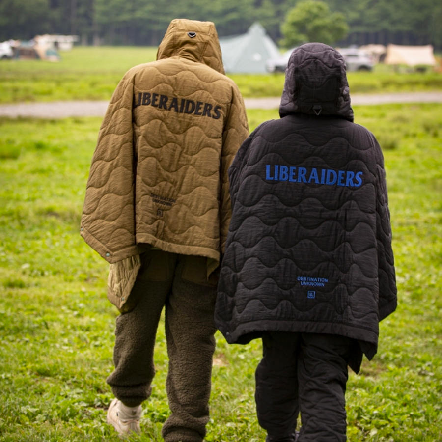 Liberaiders PX Quilted Poncho Black