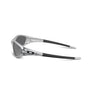 Oakley MUZM Straight Jacket 99 Silver Grey Flames w Prizm Black
