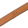 Needles Peace Buckle Narrow Belt Steer Leather Brown