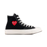 Comme Des Garcons Play x Converse CT70 Small Red Heart High Top Sneakers Black AZ-K129-001