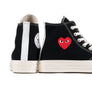 Comme Des Garcons Play x Converse CT70 Small Red Heart High Top Sneakers Black AZ-K129-001