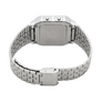 Casio Gents Digital Silver Watch/Black Trim/Stainless Steel Band A500WA-1DF