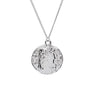 Aries Chain Necklace With Roman Coin Pendant Silver AR9020903