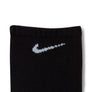 Nike Everyday Cushioned Training No/Show Socks (3 Pairs) Black/White SX7673-010