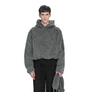 Heliot Emil Women's Pantheon Alpaca Hoodie Black/Grey