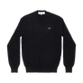 Comme Des Garcons PLAY Knit Rhinestone Emblem Black AX-N804-051