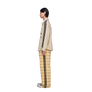 Adidas x Song For The Mute ADI006 Plaid Pant Wonder White