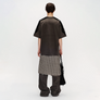 Song For The Mute "Appliqué" Gym Tee Washed Black