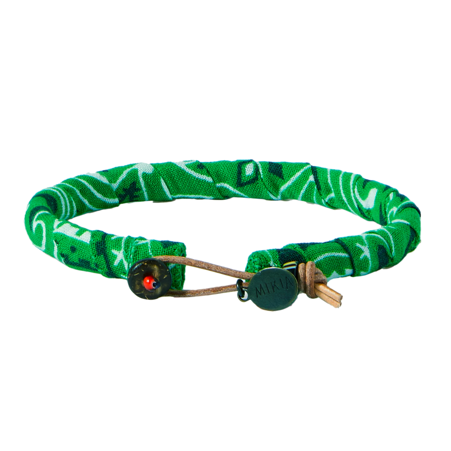 Mikia Bandana Bracelet Green 231-M-007180-02