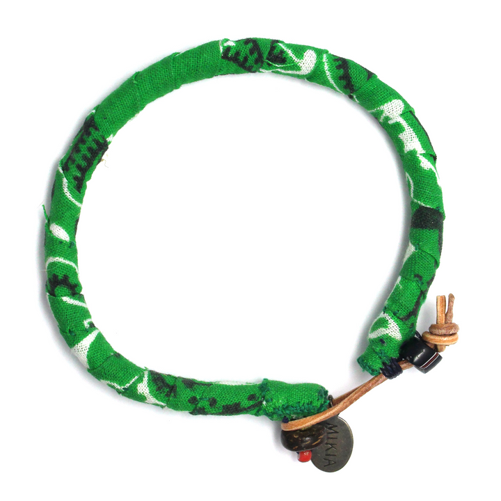 Mikia Bandana Bracelet Green 231-M-007180-02