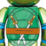 Medicom Toy Be@rbrick | TMNT Leonardo Chrome | 400% & 100% Set | MBBLEONCHR400