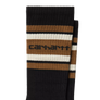 Carhartt WIP Connors Socks Black/Hamilton Brown/Salt