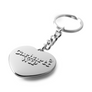 Carhartt Heart Keychain Silver