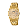 Casio Analogue Goldtone Face S/Steel Band MTPB145G-9A