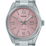 Casio Ladies Analogue Pink Face S/Steel Band LTP1302DD-4A1