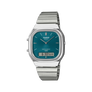 Casio Vintage Retro-Modern Silver Case/Green Dial AQ-240E-3ADF