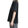 Martine Rose Classic T-Shirt Black Washed Black Rose Outline