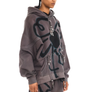 Collina Strada Charcoal Flower Burst Hoodie