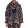 Collina Strada Charcoal Flower Burst Hoodie