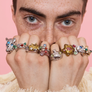 Collina Strada Demi Starlette Ring Lemon