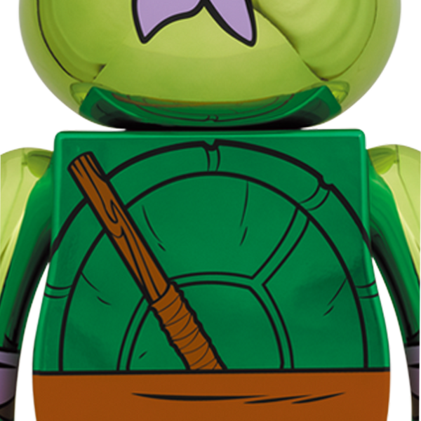 Medicom Toy Be@rbrick Donatello Chrome 1000% – Laced