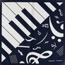 Engineered Garments Printed Bandana Navy Piano