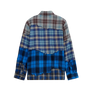 Kidsuper Face Patchworked Flannel Blue