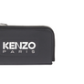 Kenzo Emboss Leather Zip Card Holder Black