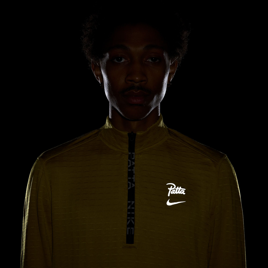 Nike NRG Patta Half Zip Top Long/Sleeve Saffron Quartz FJ3069-389