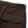 Feng Chen Wang Brown Cargo Pants Red Brown