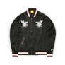 Fxxking Rabbits Dragon Embroidery Reversible Souvenir Jacket Black FRJ122