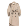 Feng Chen Wang Deconstruction Printed Trench Coat Khaki